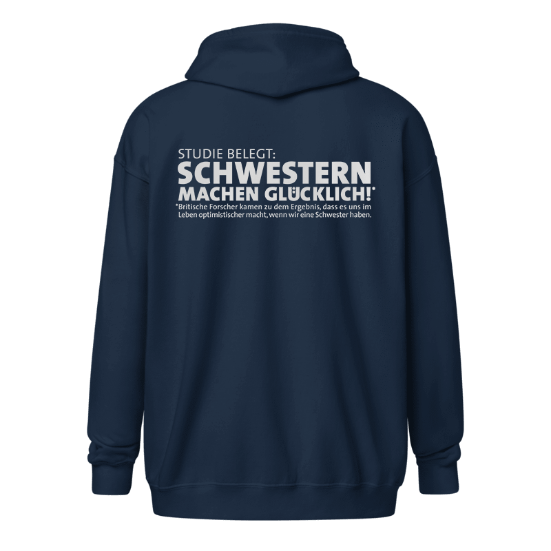 Unisex Hoodie Jacke - SCHWESTERN
