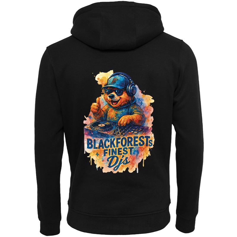 COLOURED BEAR HOODIE