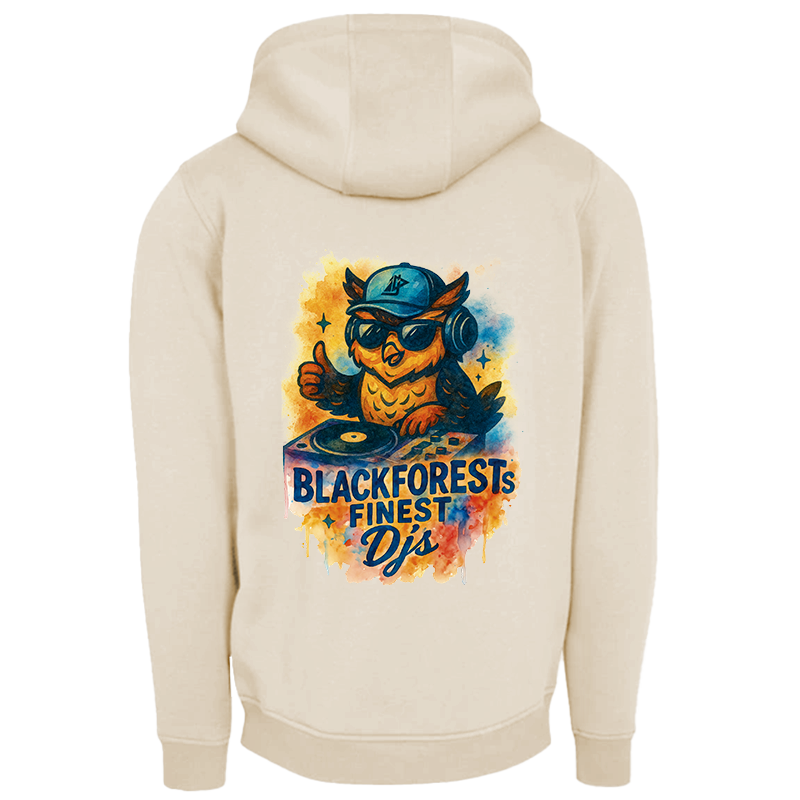 COLOURED OWL HOODIE