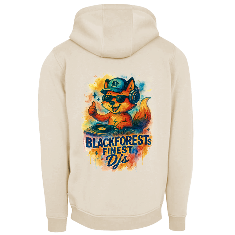 COLOURED FOX HOODIE