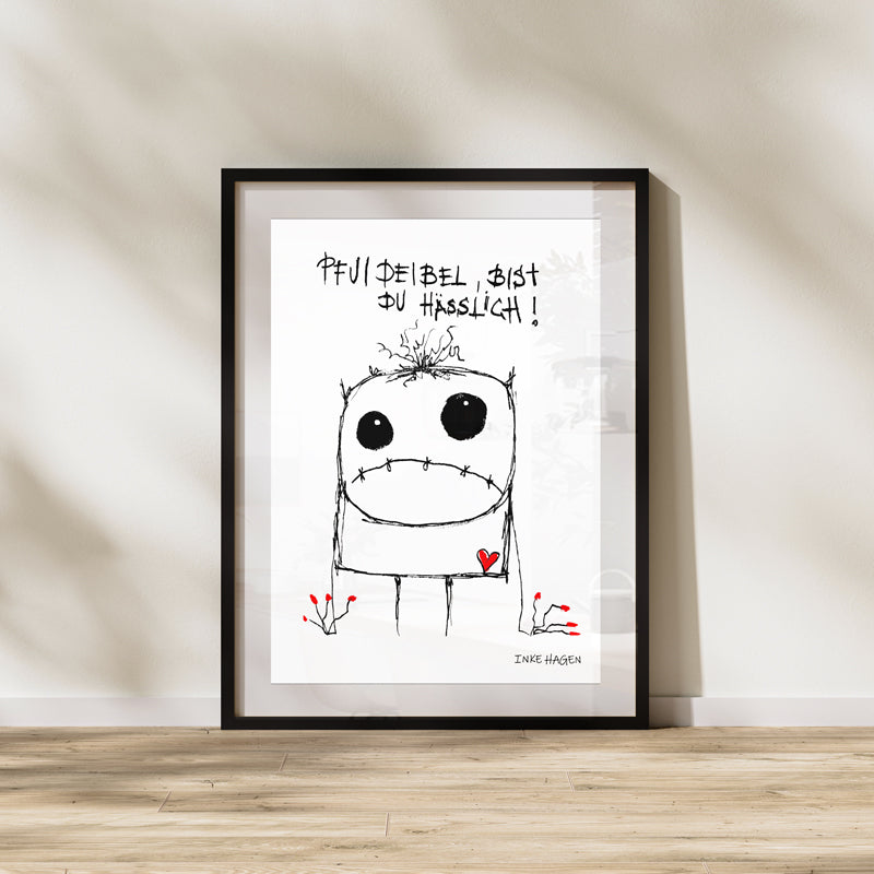 Poster DINA4 - HÄSSLICH