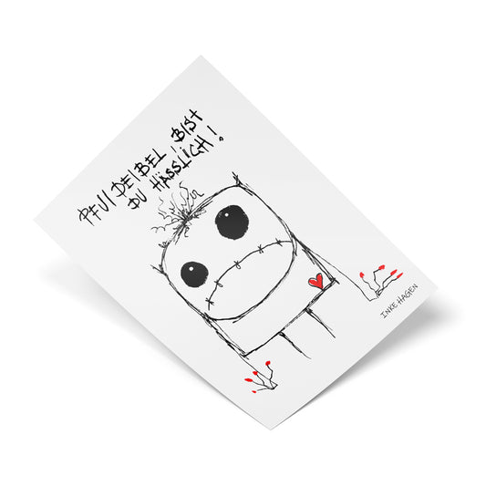 Poster DINA4 - HÄSSLICH