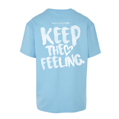 MALLE LOVE - OVERSIZED TSHIRT - BALTIC BLUE