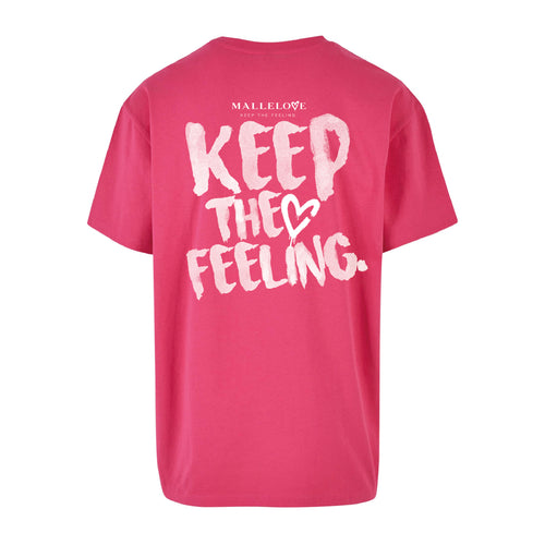 MALLE LOVE - OVERSIZED TSHIRT - HIBISKUS PINK Hover