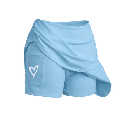 MALLE LOVE - SKORT - DUSKY BLUE